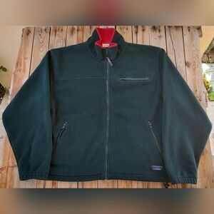 vintage 90's L.L. Bean Polartec fleece quarter zip Made In USA